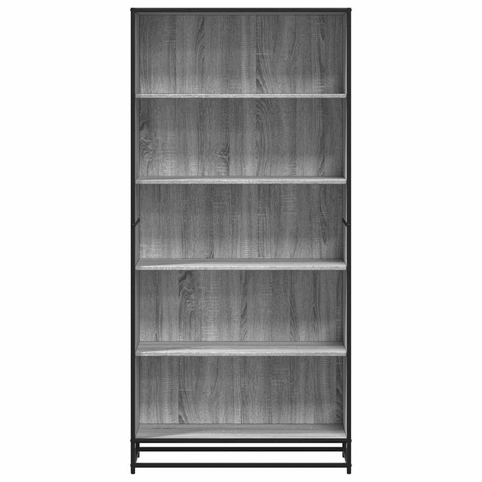 Bibliotecă, gri sonoma, 80,5x35x170,5 cm, lemn prelucrat WALTI