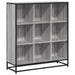 Bibliotecă, gri sonoma, 97,5x33x107,5 cm, lemn prelucrat/metal - WALTI WALTI