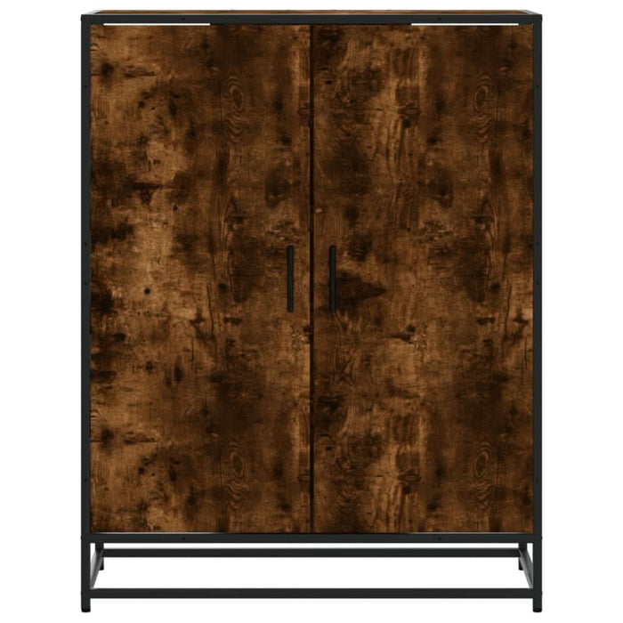 Pantofar, stejar fumuriu, 75x38x97,5 cm, lemn prelucrat/metal - WALTI WALTI