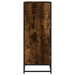 Pantofar, stejar fumuriu, 75x38x97,5 cm, lemn prelucrat/metal - WALTI WALTI