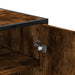 Pantofar, stejar fumuriu, 75x38x97,5 cm, lemn prelucrat/metal - WALTI WALTI