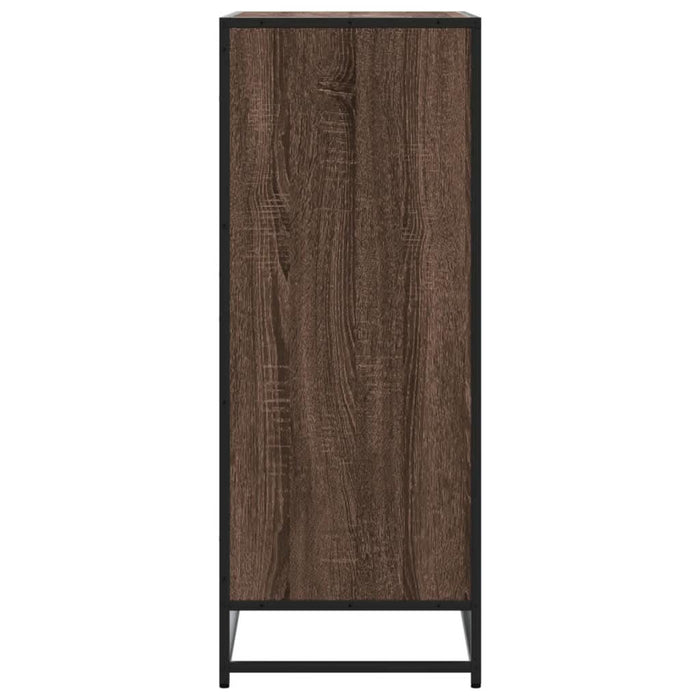 Pantofar, stejar maro, 75x38x97,5 cm, lemn prelucrat/metal - WALTI WALTI