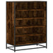 Pantofar, stejar fumuriu, 75x38x97,5 cm, lemn prelucrat/metal - WALTI WALTI