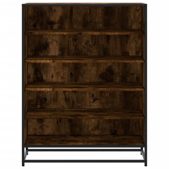 Pantofar, stejar fumuriu, 75x38x97,5 cm, lemn prelucrat/metal - WALTI WALTI