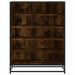 Pantofar, stejar fumuriu, 75x38x97,5 cm, lemn prelucrat/metal - WALTI WALTI
