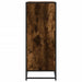 Pantofar, stejar fumuriu, 75x38x97,5 cm, lemn prelucrat/metal - WALTI WALTI