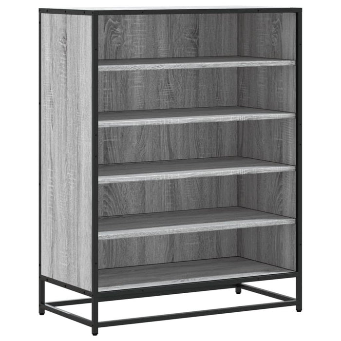 Pantofar, sonoma gri, 75x38x97,5 cm, lemn prelucrat/metal - WALTI WALTI