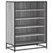 Pantofar, sonoma gri, 75x38x97,5 cm, lemn prelucrat/metal - WALTI WALTI