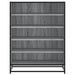 Pantofar, sonoma gri, 75x38x97,5 cm, lemn prelucrat/metal - WALTI WALTI