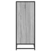 Pantofar, sonoma gri, 75x38x97,5 cm, lemn prelucrat/metal - WALTI WALTI