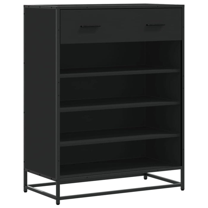 Pantofar, negru, 75x38x97,5 cm, lemn prelucrat/metal - WALTI WALTI
