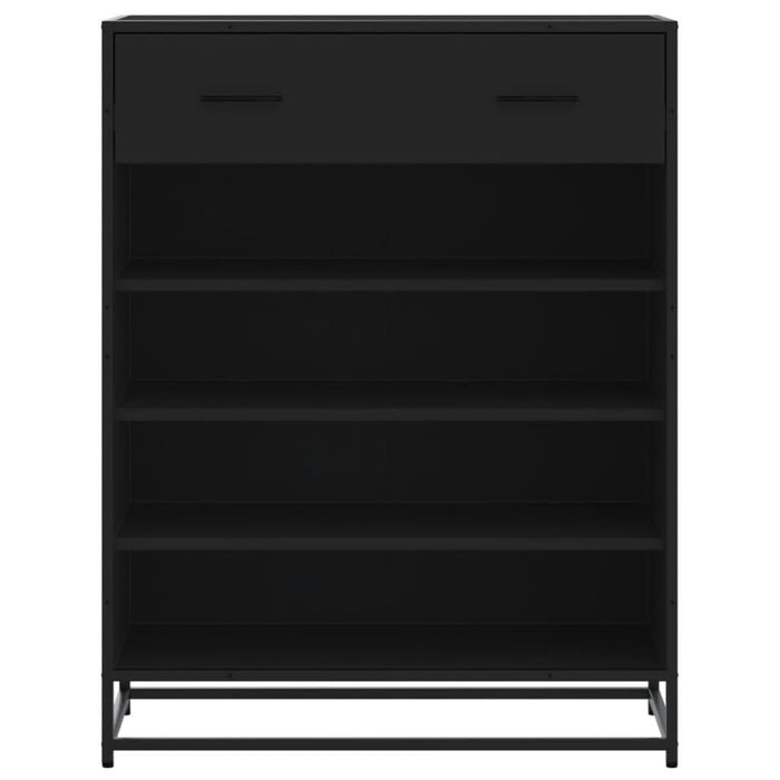 Pantofar, negru, 75x38x97,5 cm, lemn prelucrat/metal - WALTI WALTI