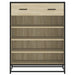 Pantofar, stejar sonoma, 75x38x97,5 cm, lemn prelucrat/metal - WALTI WALTI