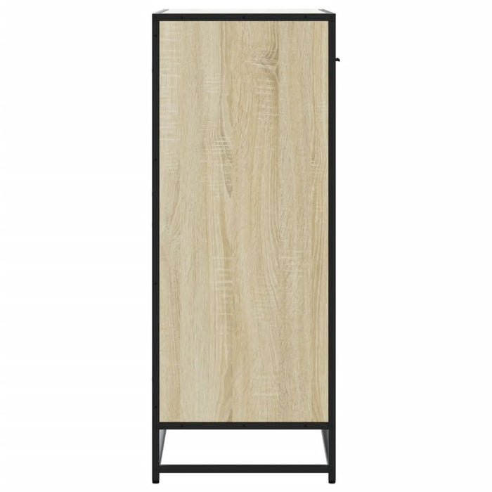 Pantofar, stejar sonoma, 75x38x97,5 cm, lemn prelucrat/metal - WALTI WALTI
