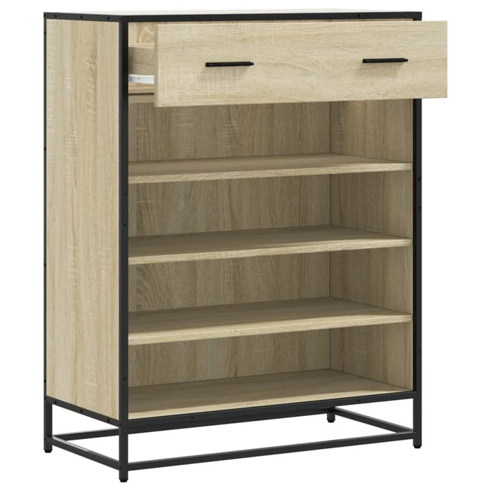 Pantofar, stejar sonoma, 75x38x97,5 cm, lemn prelucrat/metal - WALTI WALTI