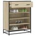 Pantofar, stejar sonoma, 75x38x97,5 cm, lemn prelucrat/metal - WALTI WALTI
