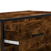 Pantofar, stejar fumuriu, 75x38x97,5 cm, lemn prelucrat/metal - WALTI WALTI