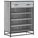 Pantofar, sonoma gri, 75x38x97,5 cm, lemn prelucrat/metal - WALTI WALTI