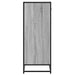 Pantofar, sonoma gri, 75x38x97,5 cm, lemn prelucrat/metal - WALTI WALTI