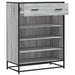Pantofar, sonoma gri, 75x38x97,5 cm, lemn prelucrat/metal - WALTI WALTI