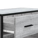 Pantofar, sonoma gri, 75x38x97,5 cm, lemn prelucrat/metal - WALTI WALTI
