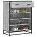 Pantofar, sonoma gri, 75x38x97,5 cm, lemn prelucrat/metal - WALTI WALTI