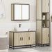 Set mobilier de baie, 2 piese, stejar sonoma, lemn prelucrat - WALTI WALTI