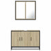 Set mobilier de baie, 2 piese, stejar sonoma, lemn prelucrat - WALTI WALTI