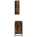 Set mobilier de baie, 2 piese, stejar fumuriu, lemn prelucrat - WALTI WALTI