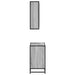 Set mobilier de baie, 2 piese, gri sonoma, lemn prelucrat - WALTI WALTI