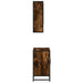 Set mobilier de baie, 2 piese, stejar fumuriu, lemn prelucrat - WALTI WALTI