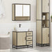 Set mobilier de baie, 2 piese, stejar sonoma, lemn prelucrat - WALTI WALTI