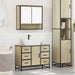 Set mobilier de baie, 2 piese, stejar sonoma, lemn prelucrat - WALTI WALTI