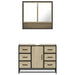 Set mobilier de baie, 2 piese, stejar sonoma, lemn prelucrat - WALTI WALTI