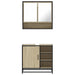 Set mobilier de baie, 2 piese, stejar sonoma, lemn prelucrat - WALTI WALTI