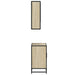 Set mobilier de baie, 2 piese, stejar sonoma, lemn prelucrat - WALTI WALTI