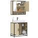 Set mobilier de baie, 2 piese, stejar sonoma, lemn prelucrat - WALTI WALTI