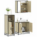 Set mobilier de baie, 3 piese, stejar sonoma, lemn prelucrat - WALTI WALTI