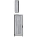 Set mobilier de baie, 3 piese, gri sonoma, lemn prelucrat - WALTI WALTI