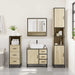 Set mobilier de baie, 3 piese, stejar sonoma, lemn prelucrat - WALTI WALTI
