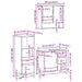 Set mobilier de baie, 3 piese, stejar sonoma, lemn prelucrat - WALTI WALTI