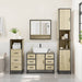 Set mobilier de baie, 3 piese, stejar sonoma, lemn prelucrat - WALTI WALTI