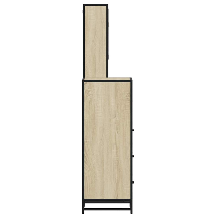 Set mobilier de baie, 3 piese, stejar sonoma, lemn prelucrat - WALTI WALTI