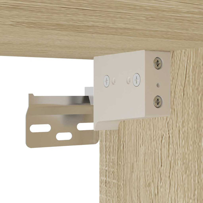 Set mobilier de baie, 3 piese, stejar sonoma, lemn prelucrat - WALTI WALTI
