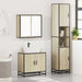 Set mobilier de baie, 3 piese, stejar sonoma, lemn prelucrat - WALTI WALTI