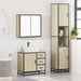Set mobilier de baie, 3 piese, stejar sonoma, lemn prelucrat - WALTI WALTI