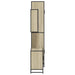 Set mobilier de baie, 3 piese, stejar sonoma, lemn prelucrat - WALTI WALTI