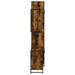 Set mobilier de baie, 3 piese, stejar fumuriu, lemn prelucrat - WALTI WALTI