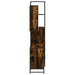 Set mobilier de baie, 3 piese, stejar fumuriu, lemn prelucrat - WALTI WALTI
