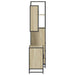 Set mobilier de baie, 3 piese, stejar sonoma, lemn prelucrat - WALTI WALTI
